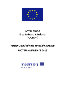 INTERREG V-A España-Francia-Andorra (POCTEFA) Versión 2