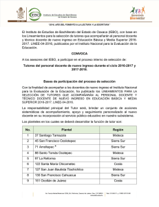 El Instituto de Estudios de Bachillerato del Estado de Oaxaca (IEBO