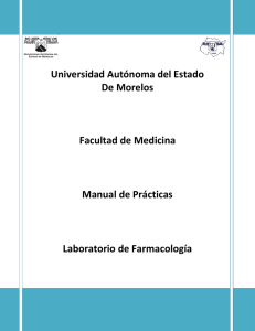 Manual de prácticas de farmacología