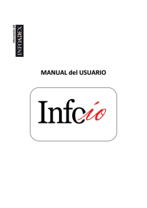 Manual del usuario del Info ío