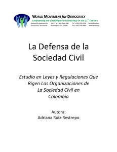 La Defensa de la Sociedad Civil