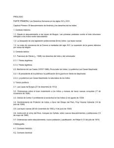 PRÓLOGO PARTE PRIMERA: Los Derechos Humanos en los siglos