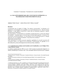 Comisión nº3, Daños: “Daños derivados de las relaciones de familia”