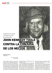 John Kennedy Toole contra la conjura de los necios