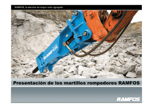Presentación de los martillos rompedores RAMFOS
