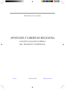 btcamt M. Gas Aixendri, Apostasía y libertad religiosa