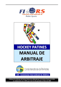 Manual de Arbitraje del Hockey Patines