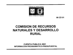 Comisión de Recursos Naturales y Desarrollo Rural.