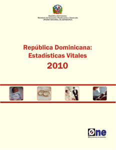 República Dominicana: Estadísticas Vitales