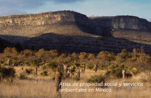 Atlas de propiedad social y servicios ambientales en México