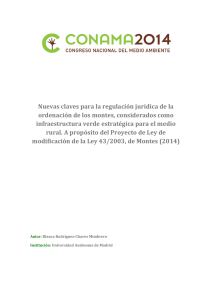 Nuevas claves para la regulación jurídica de la ordenación de los