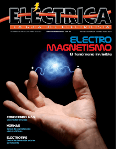 electro magnetismo - Revista El&eacute;ctrica