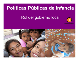 Políticas Públicas de Infancia