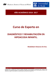 MODULO II Hipoacusia Infantil 15-16