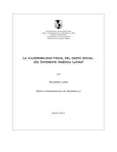 La vulnerabilidad fiscal del gasto social - Inter