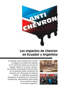 Los Impactos de Chevron en Ecuador y Argentina