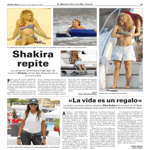 Shakira repite