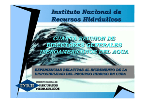 Instituto Nacional de Recursos Hidráulicos