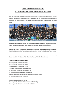 carbonero temporada 2013-2014