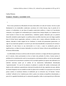 Carlos Pereyra Gramsci: Estado y sociedad civil.