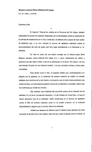 Baquero Lazcano Silvia e/Editorial Rio Negro Suprema Corte: -1