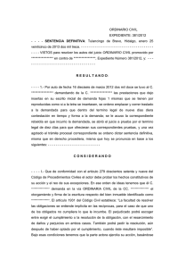 ordinario civil - Poder Judicial del Estado de Hidalgo
