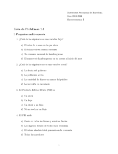 Lista de Problemas 1.1