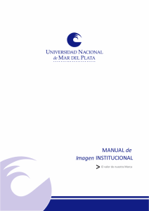 Manual de Marca UNMDP - Universidad Nacional de Mar del Plata