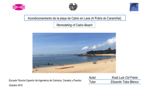 Acondicionamiento de la playa de Cabío en Laxe