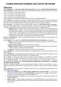 Reglamento de la I Cursa Popular GC Ciutat de Palma