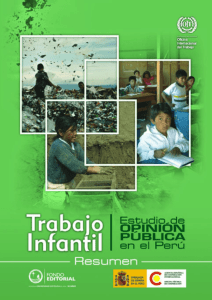 Trabajo Infantil. Estudio de opinión pública en el Perú, 2007
