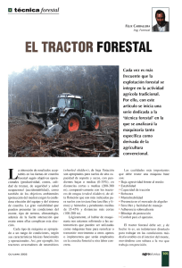 El tractor forestal