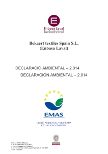 Bekaert textiles Spain SL (Enbasa Laval)