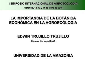 Botanica Economica - Universidad de la Amazonia