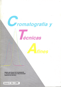 ecnlcas romatografía y - Sociedad Española de Cromatografía y