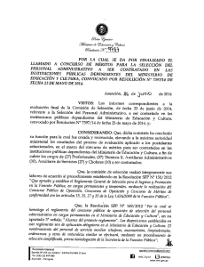 Asunción, 26 de J U1-l15 de 2014 VISTOS: Los informes