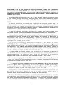 Resolución 5/2004, de 23 de diciembre, de la Dirección General de