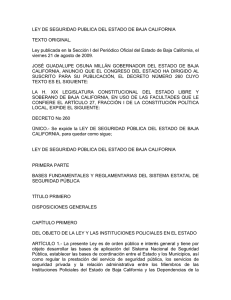 Ley de seguridad pública del estado de Baja California
