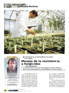 revista Manejo de la resistencia a fungicidas