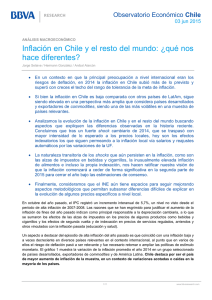 Inflación en Chile y el resto del mundo: ¿qué nos