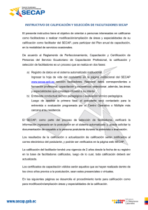 Instructivo Facilitadores - Servicio Ecuatoriano de Capacitación