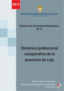 Dinámica poblacional comparativa de la provincia de Loja