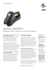 Hoja de especificaciones del LS3578-FZ