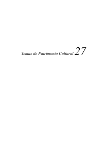 Temas de Patrimonio Cultural 27