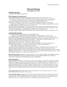 Teaching resume