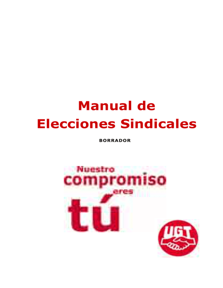 Manual de Elecciones Sindicales