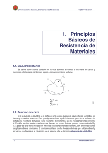 1. Principios Básicos de Resistencia de Materiales