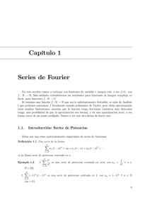 Capítulo 1 Series de Fourier