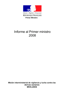 Informe al Primer ministro 2008