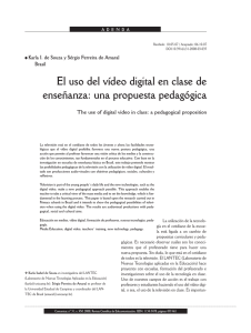 El uso del vídeo digital en clase de enseñanza básica